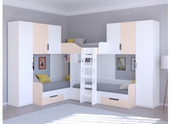 Двухъярусная кровать Трио/3