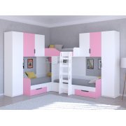 белый / розовый