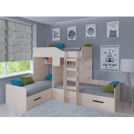 Двухъярусная кровать Трио