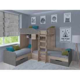 Двухъярусная кровать Трио