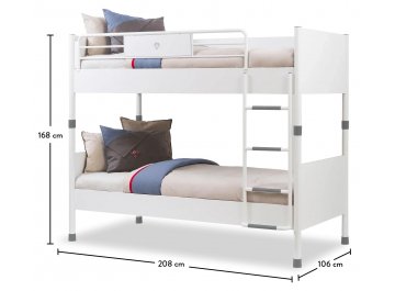 Двухъярусная кровать White