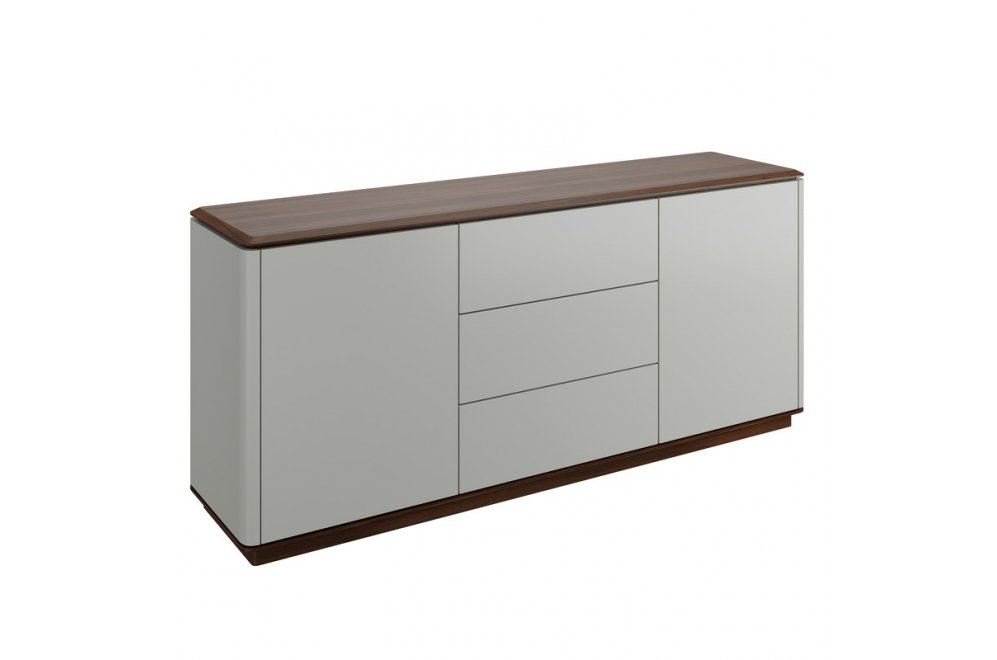 Комод Altea серо-белый / орех