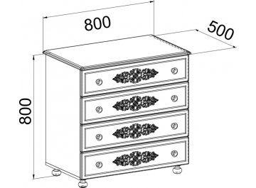Комод Ассоль АС-5