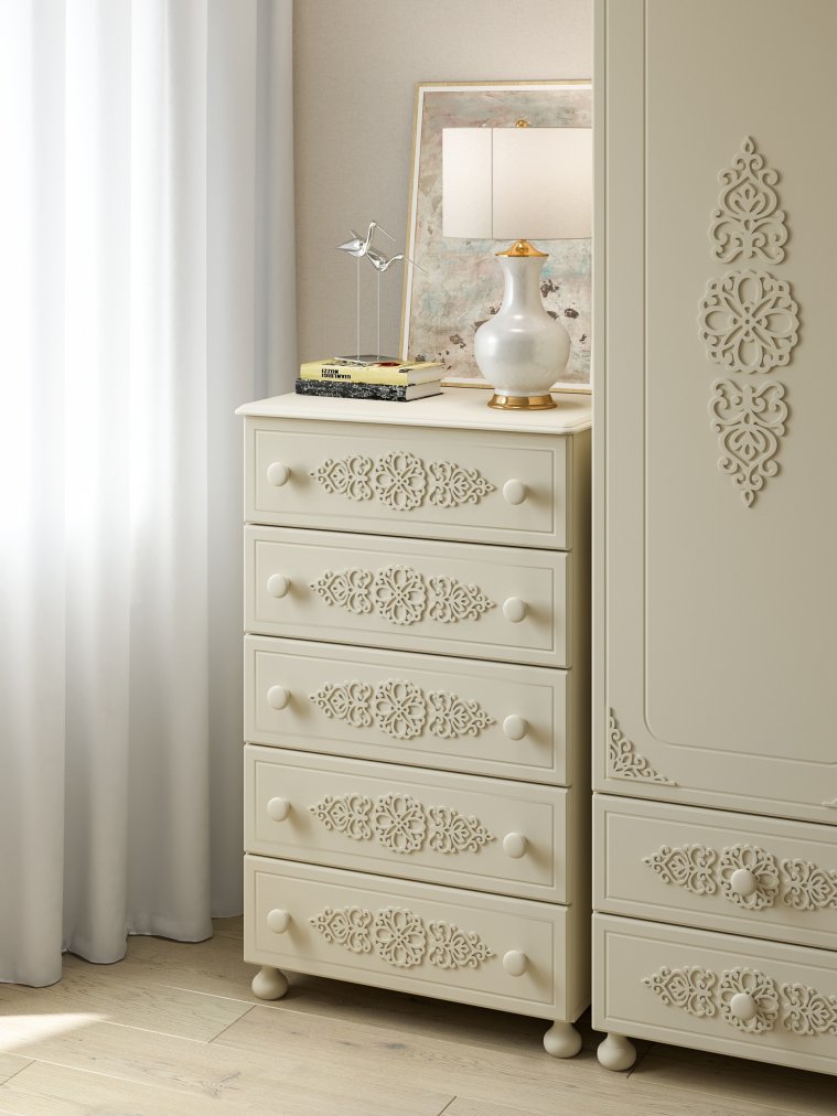 Комод Ассоль АС-62 ваниль