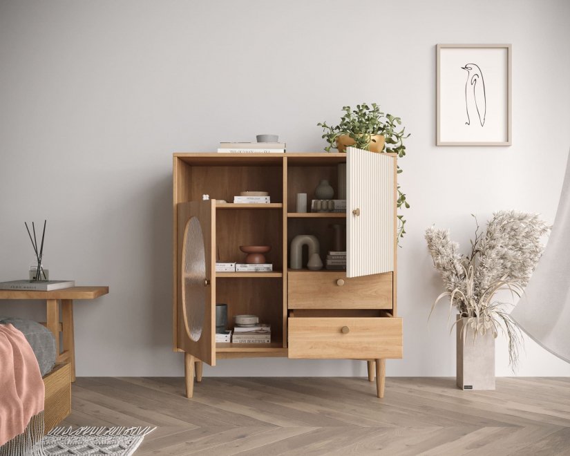 Комод Баббл (Bubbles) BBL06 Орех