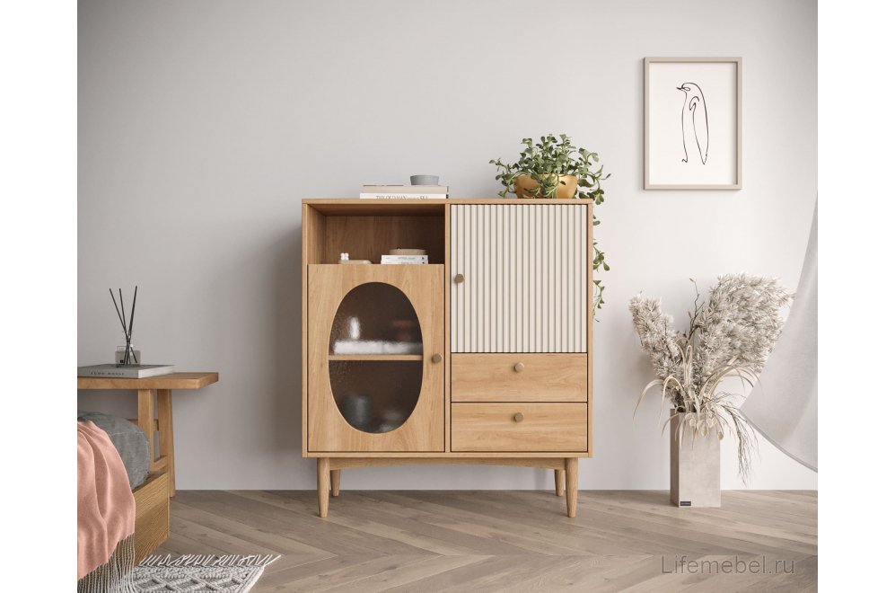 Комод Баббл (Bubbles) BBL06 Орех