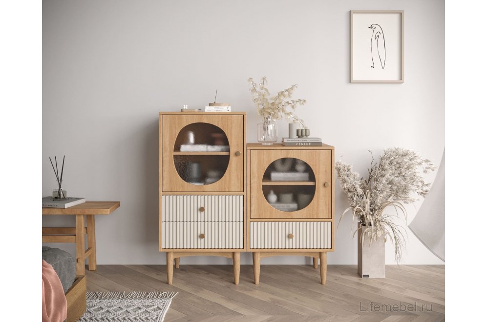Комод Баббл (Bubbles) BBL11 Орех