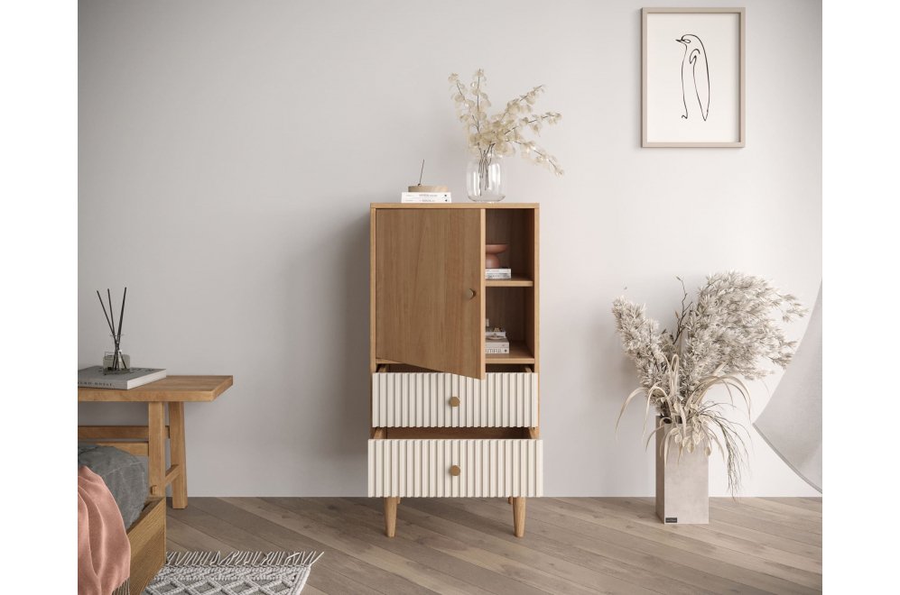 Комод Баббл (Bubbles) BBL11S Орех