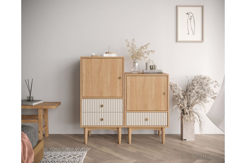 Комод Баббл (Bubbles) BBL12S Орех