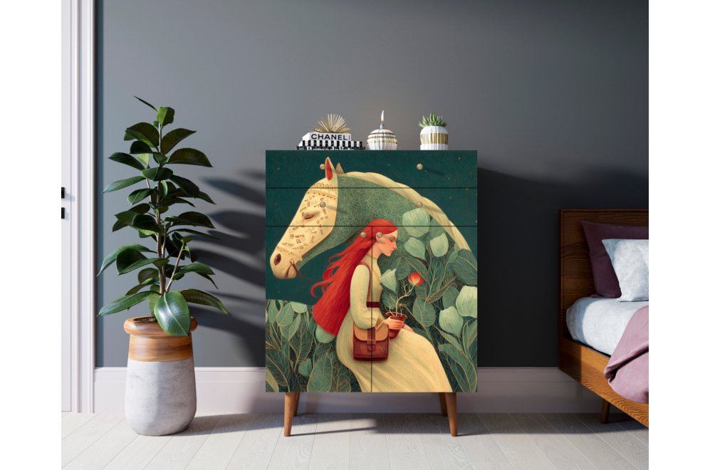 Комод Бербер (Berber) BB12/Art20 разноцветный