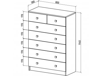 Комод Бостон-12