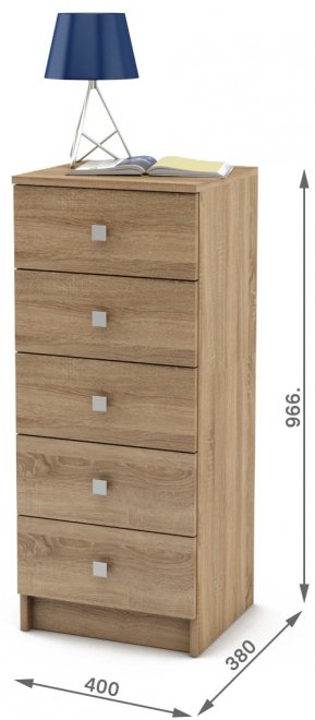 Комод Бостон-3 дуб сонома