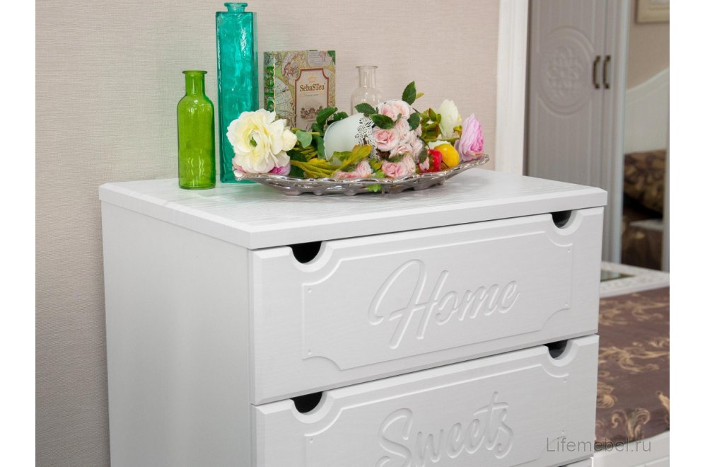 Комод ДримСтар ДС-11 белое дерево