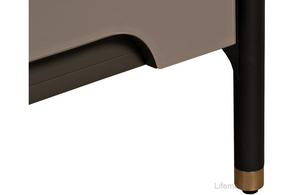 Комод Джималди черный / хром