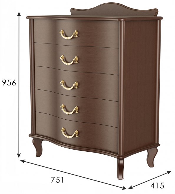 Комод Джульетта орех