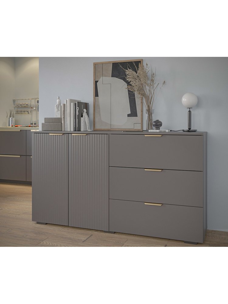 Комод Фиеста графит ЛДСП