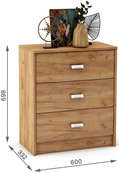 Комод Имидж-603 дуб золотистый