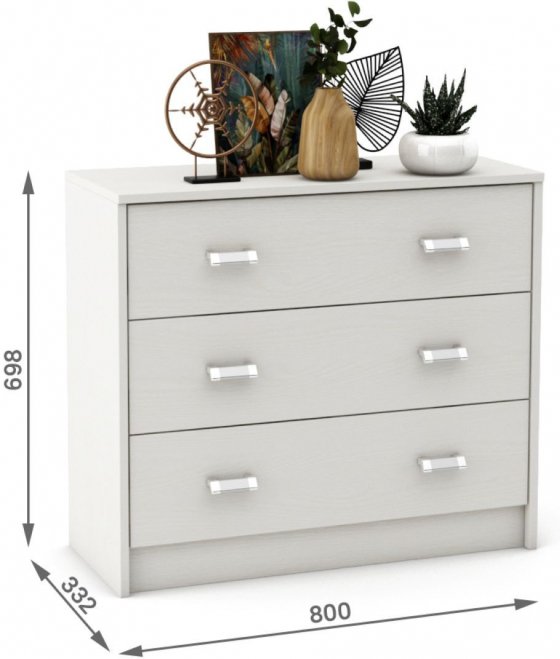 Комод Имидж-803 белый