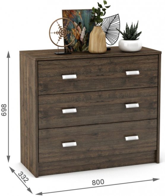 Комод Имидж-803 дуб апрель темный