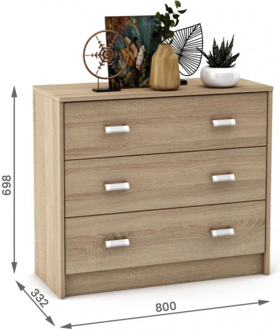 Комод Имидж-803 дуб сонома