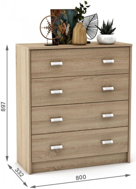 Комод Имидж-804 дуб сонома