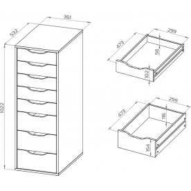 Комод Ингар 8