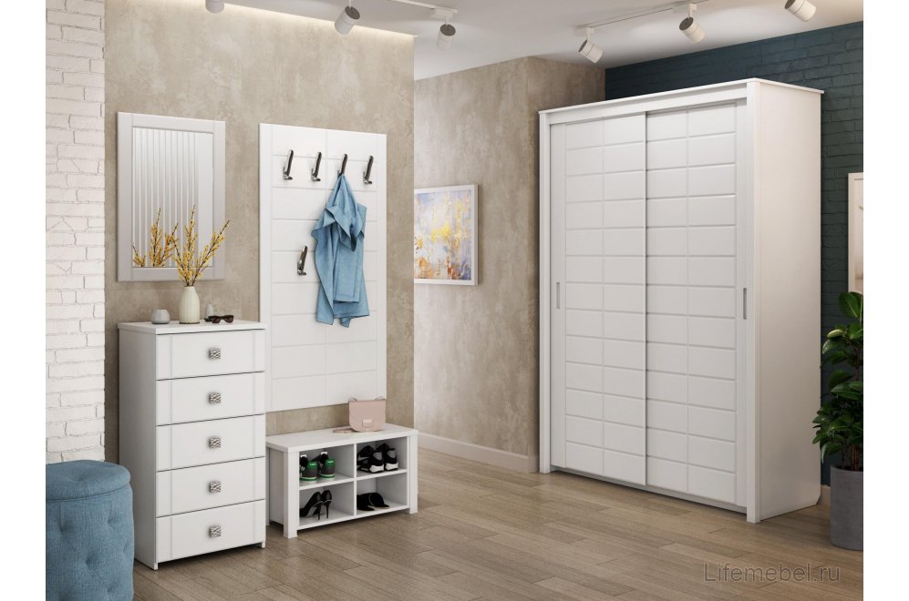 Комод Изабель ИЗ-51К белое дерево