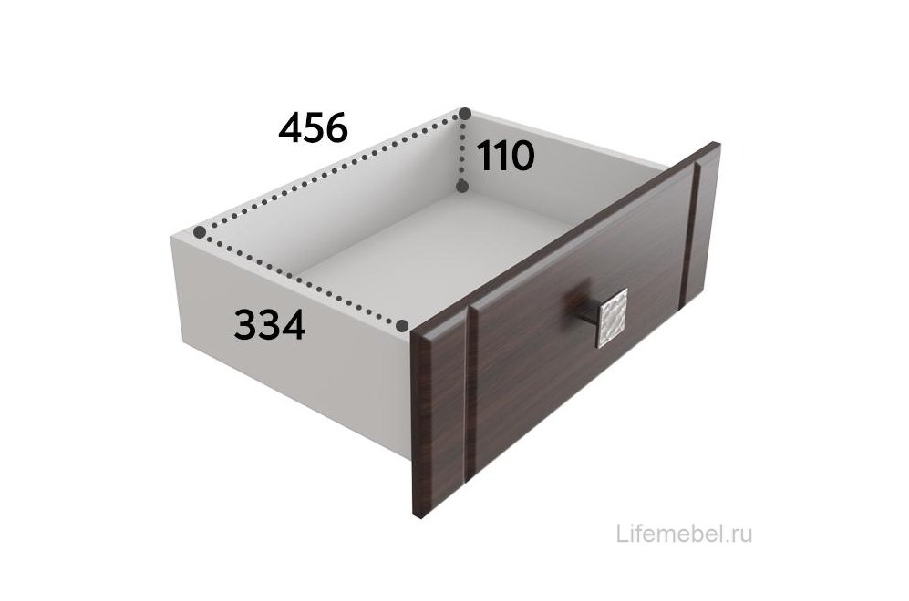 Комод Изабель ИЗ-51К орех темный