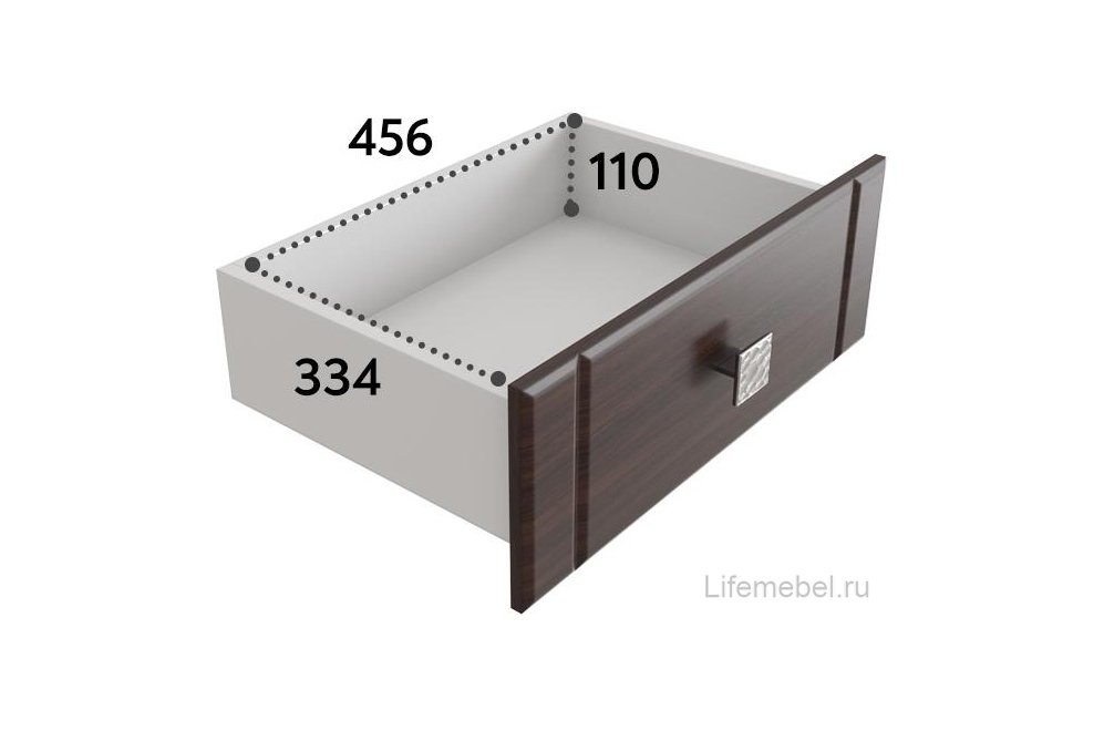 Комод Изабель ИЗ-51К орех темный