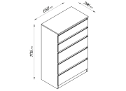 Комод Кастор