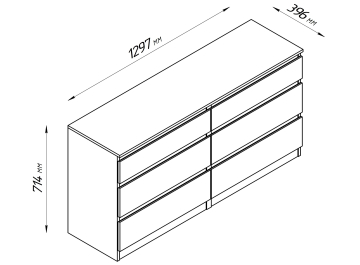 Комод Кастор