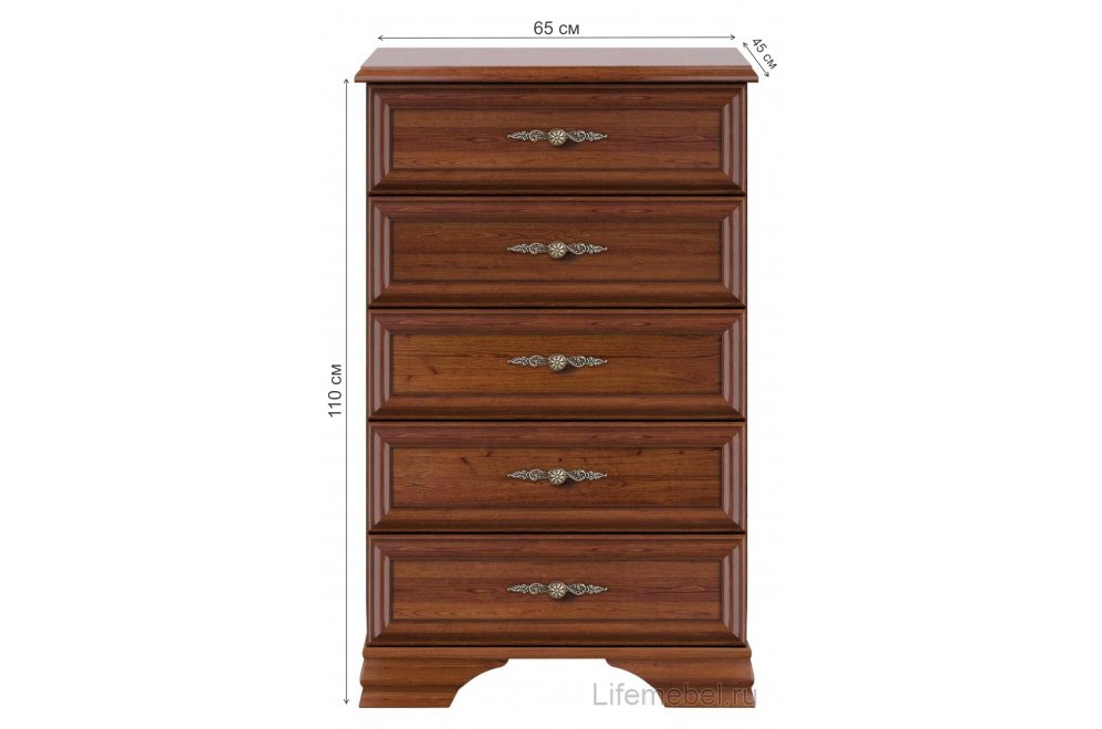 Комод Kentaki S320-KOM5S каштан