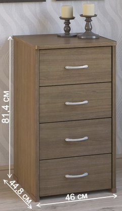 Комод КМ-40 ясень темный