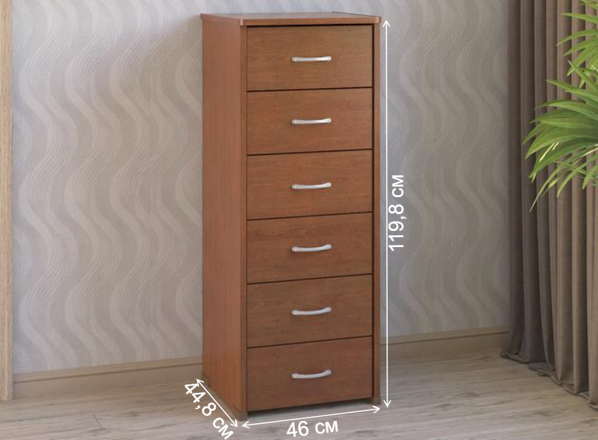 Комод КМ-61 вишня