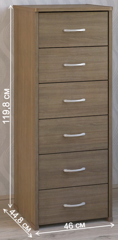 Комод КМ-61 ясень темный