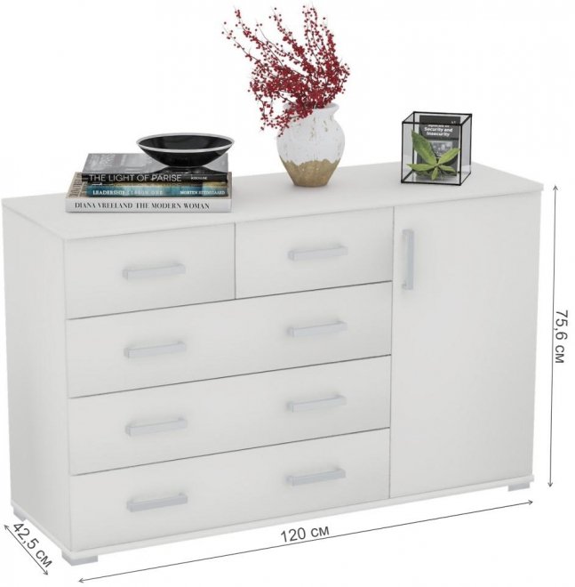 Комод КМД-1245 белый