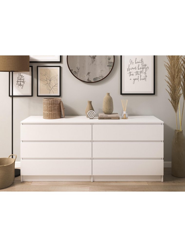 Комод Мадера 1384 лдсп белый - Уцененный экземпляр