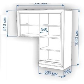 Комод Нобиле КП100 ККр ПРАВ