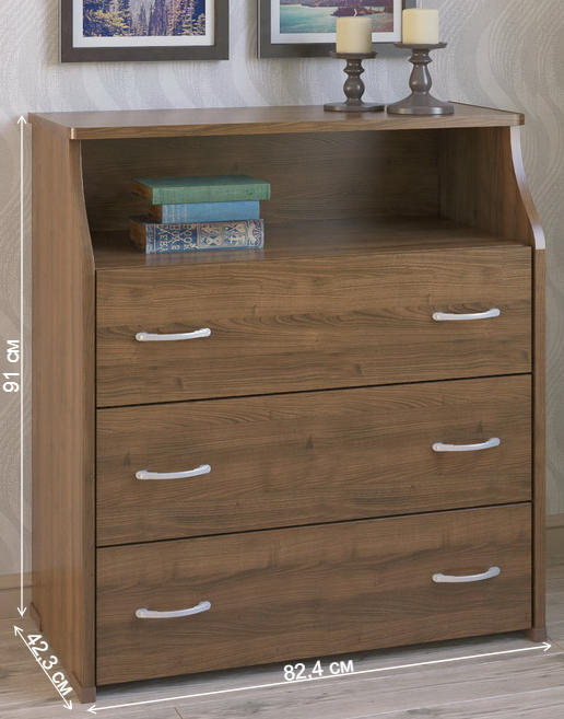 Комод КВ-31-Н орех