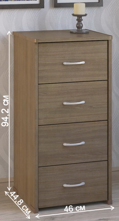 Комод КВ-40 ясень темный