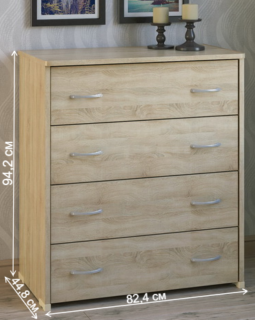 Комод КВ-41 дуб сонома