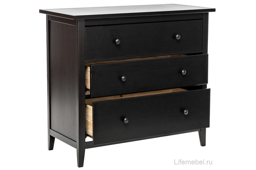 Комод Leset Мира 03 черный