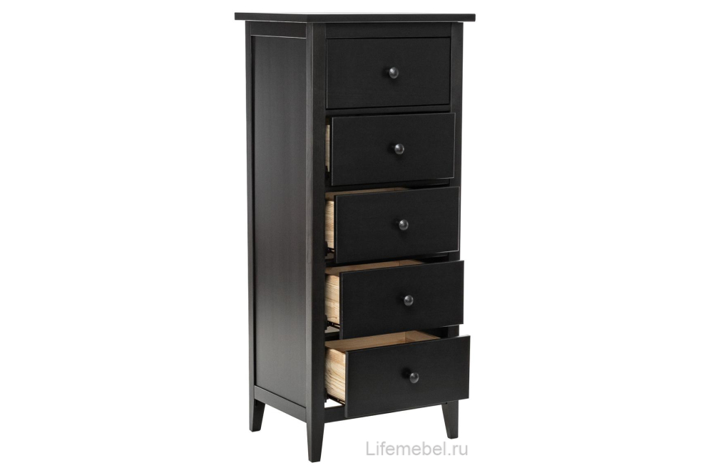 Комод Leset Мира 05 черный