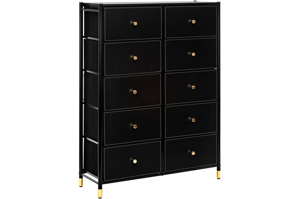 Комод Leset Нирита / Хайди 10 черный