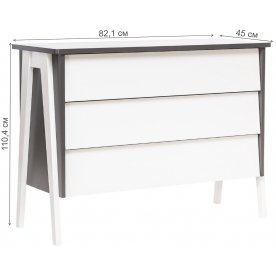 Комод Leset Сканди 3 ящика