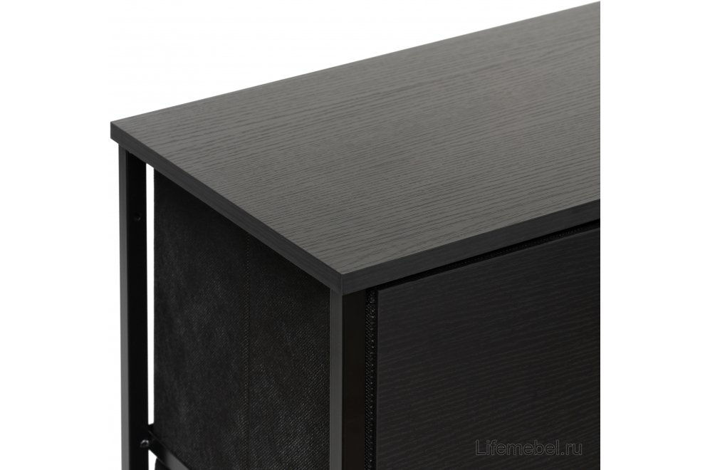 Комод Линкс 4 ящика черный