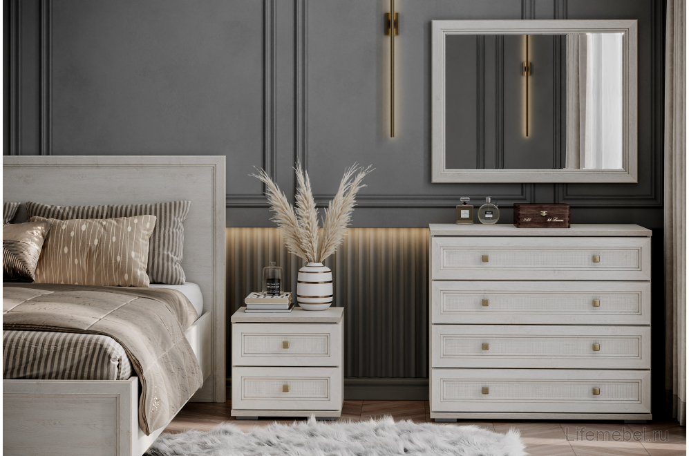 Комод Македония КМ-102 сосна санторини светлый