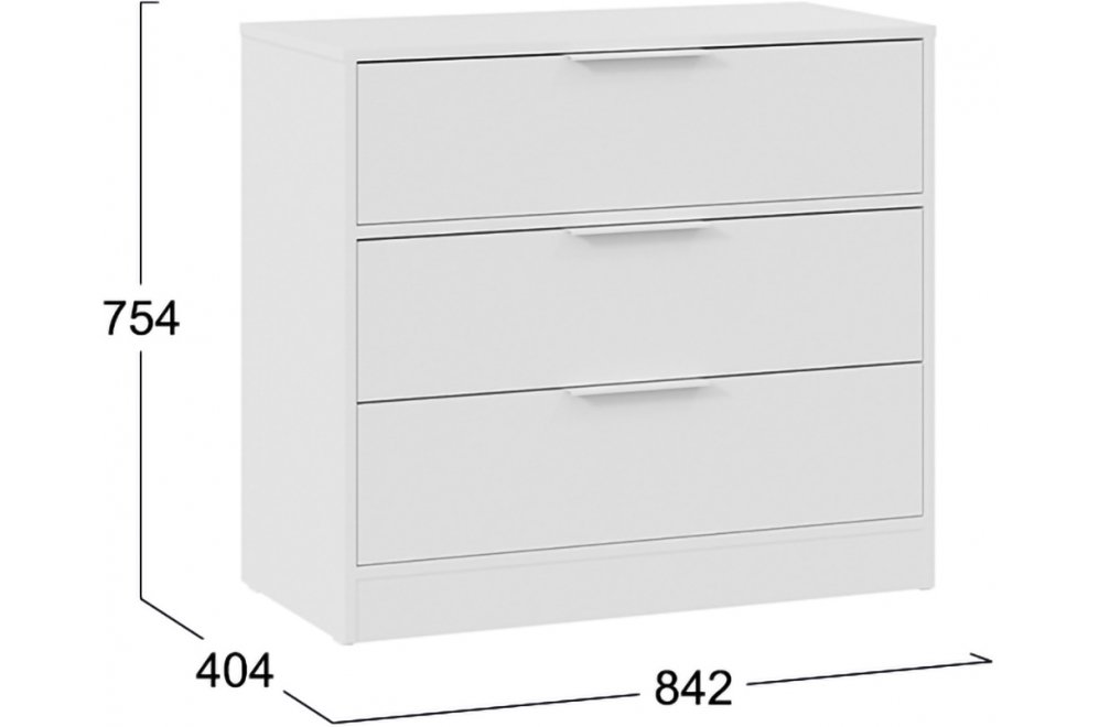 Комод Марли белый