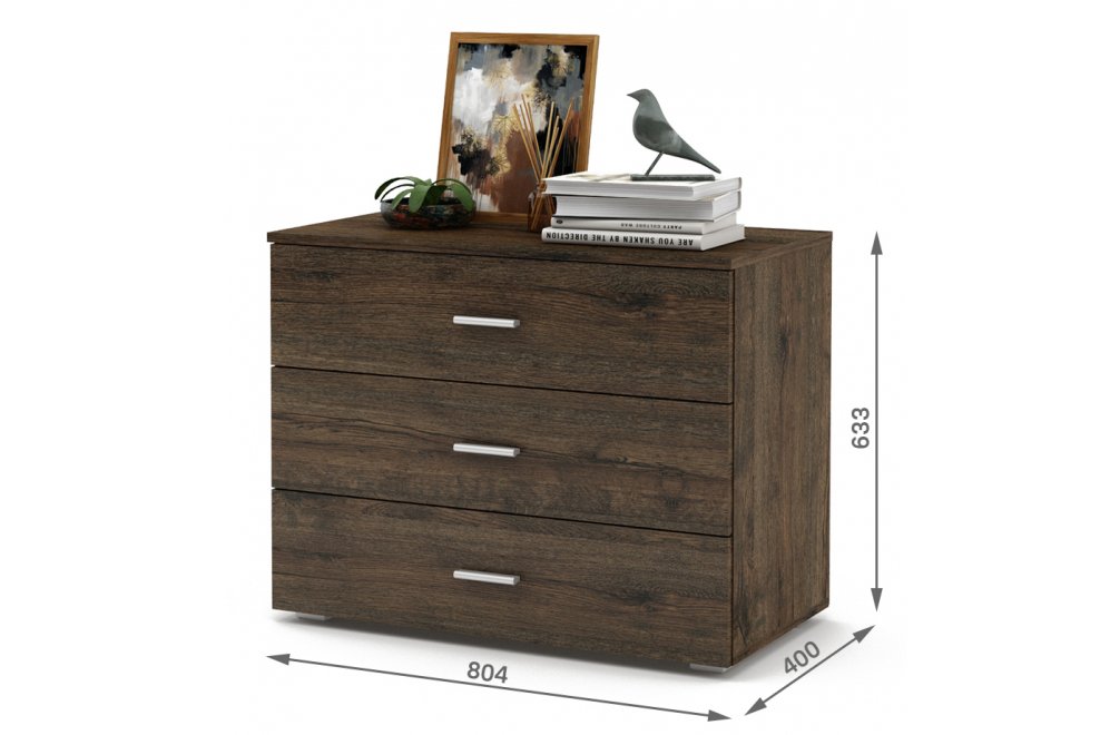 Комод Мартин-2 дуб апрель темный