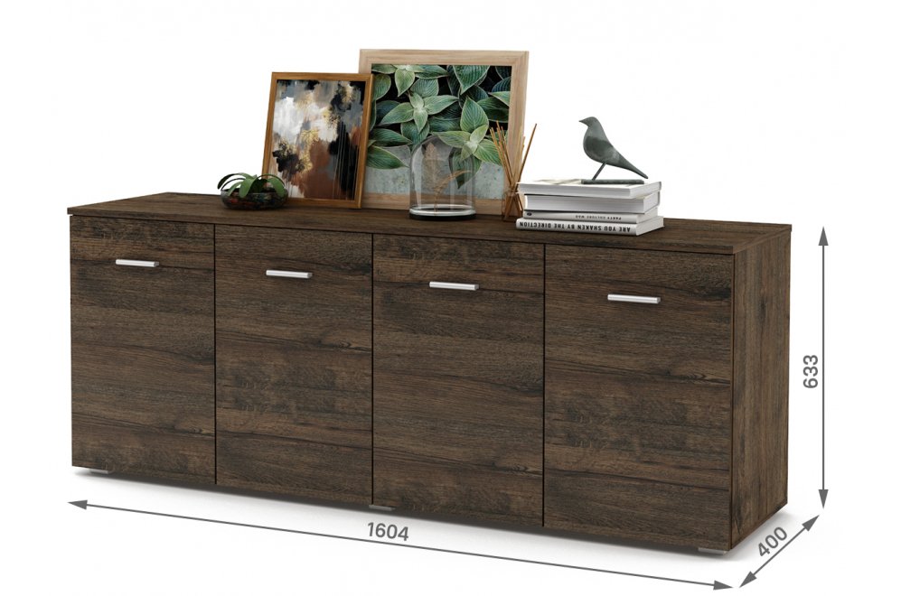 Комод Мартин-5 дуб апрель темный